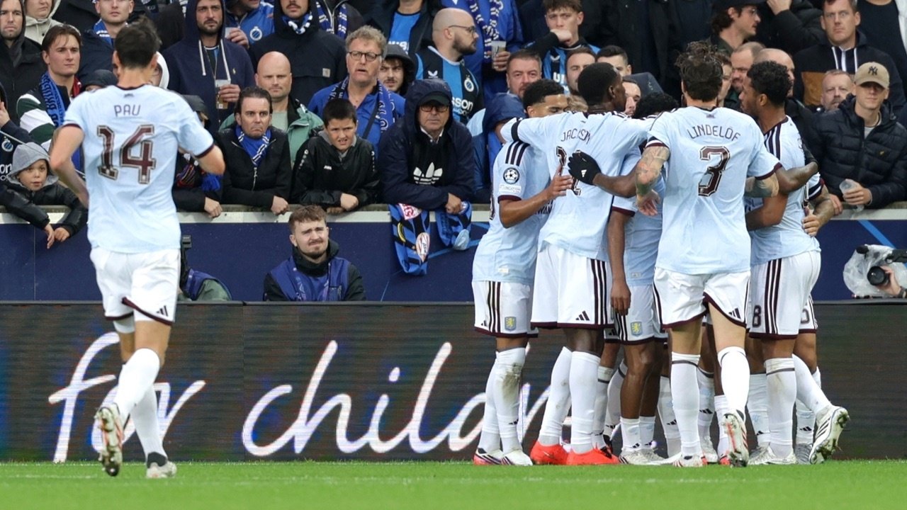 Brujas 2-3 Aston Villa: esto es la Champions
