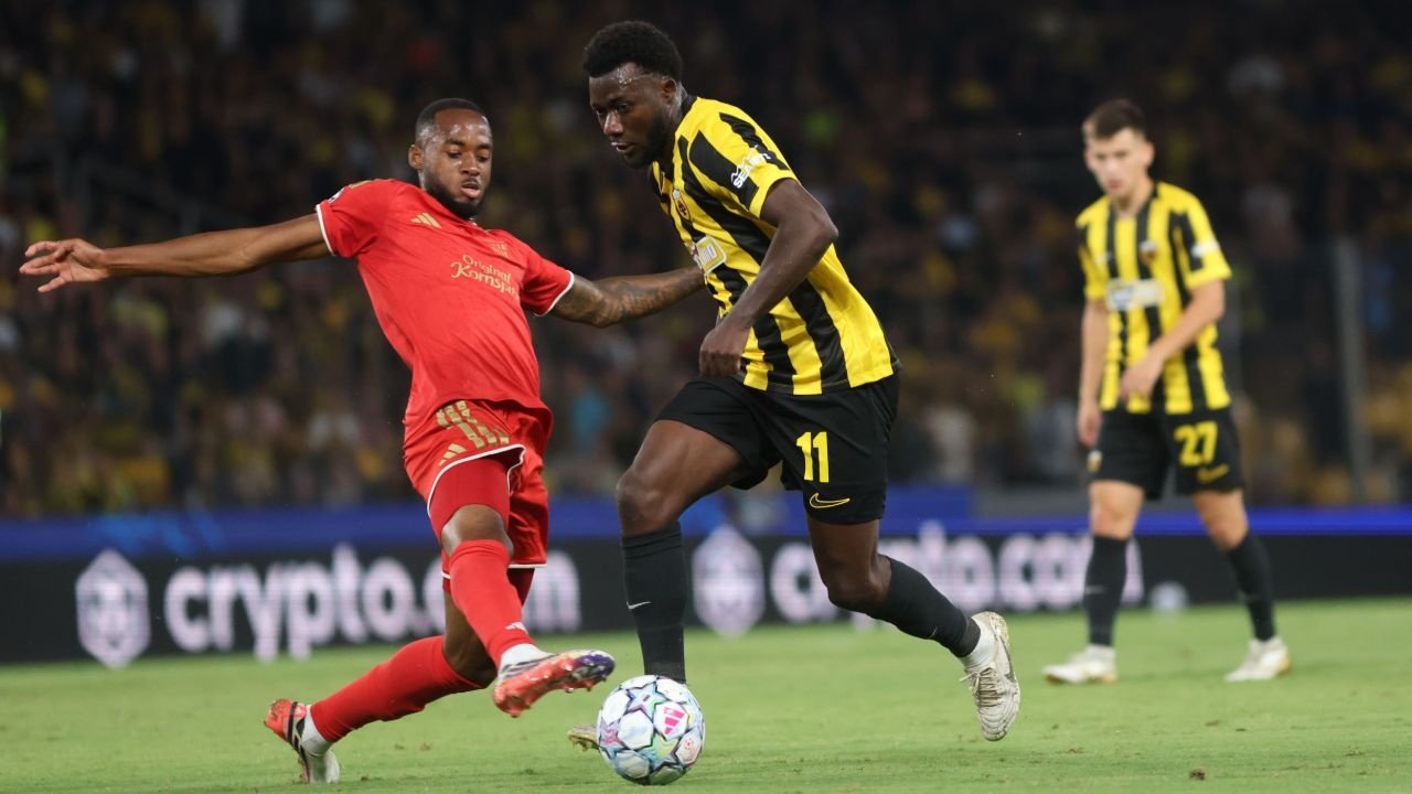 O AEK bateu o LASK Linz por 1-0 na jornada inaugural da Fase de Liga da Champions League 2026-27, graças a uma obra-prima de Razvan Marin.