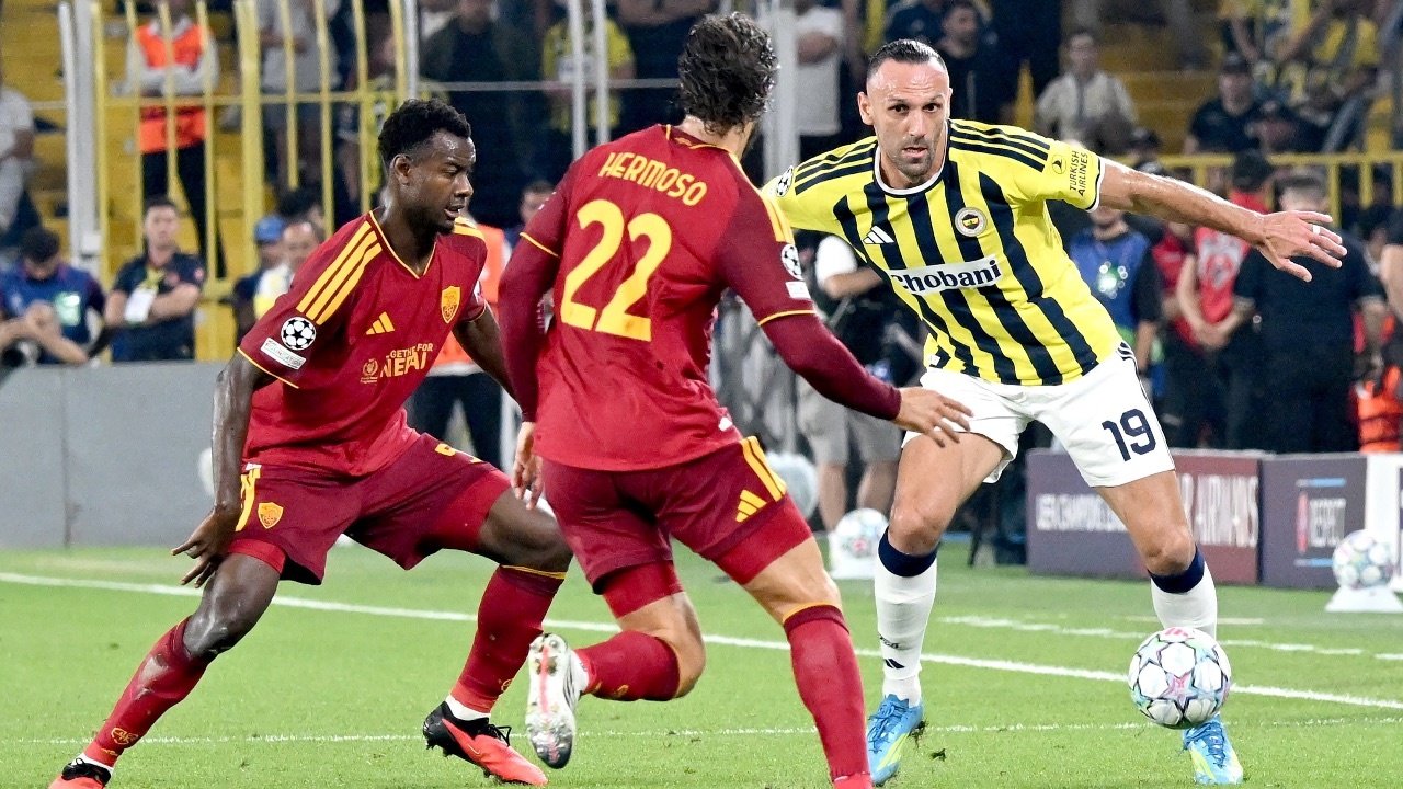 Fenerbahçe 1-1 Roma: Brown pica, Muriqi perdona