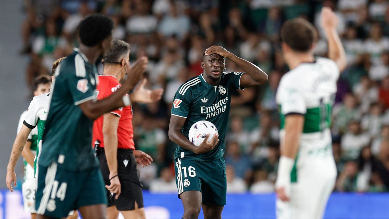 El Madrid anuncia que Konaté tiene una lesión de rodilla