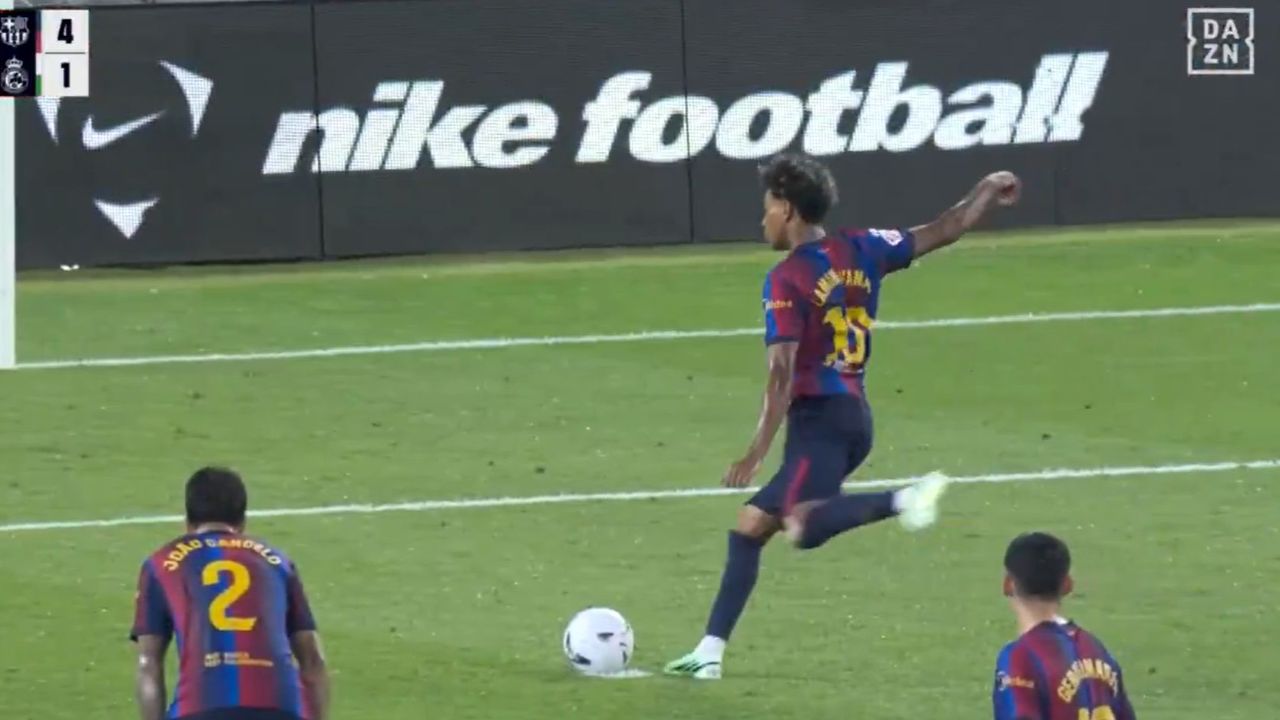 El otro latigazo de Cancelo, el doblete de Raphinha... y el penalti fallado de Lamine