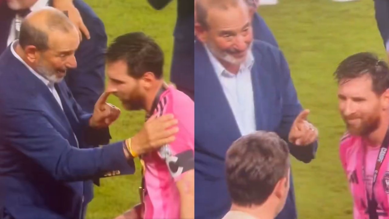 Messi involved in heated discussion with MLS chief