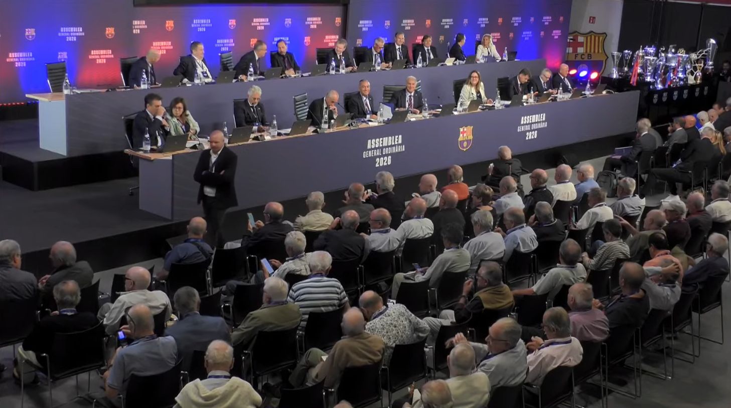 Barcelona members back board's financial accounts at General Assembly