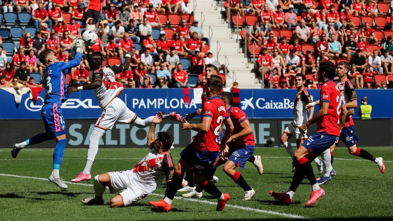 Crónica del Osasuna-Rayo. EFE/Villar López