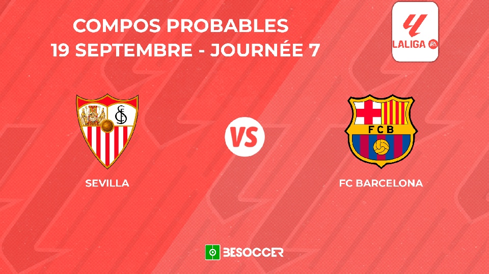 Séville - FC Barcelone : les compos probables