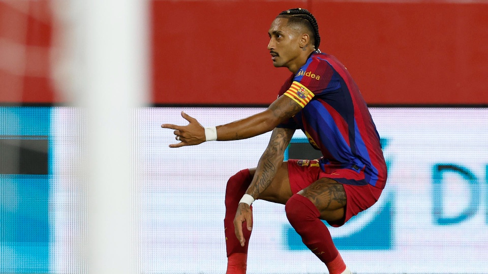 Raphinha bate récords con el mejor arranque goleador en la historia del Barça