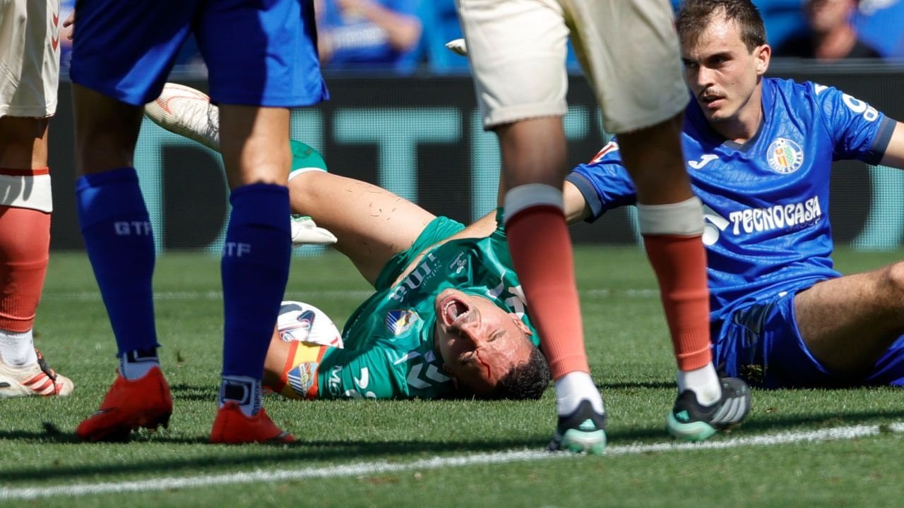 Getafe 1-0 Málaga: Azón sangra al colista