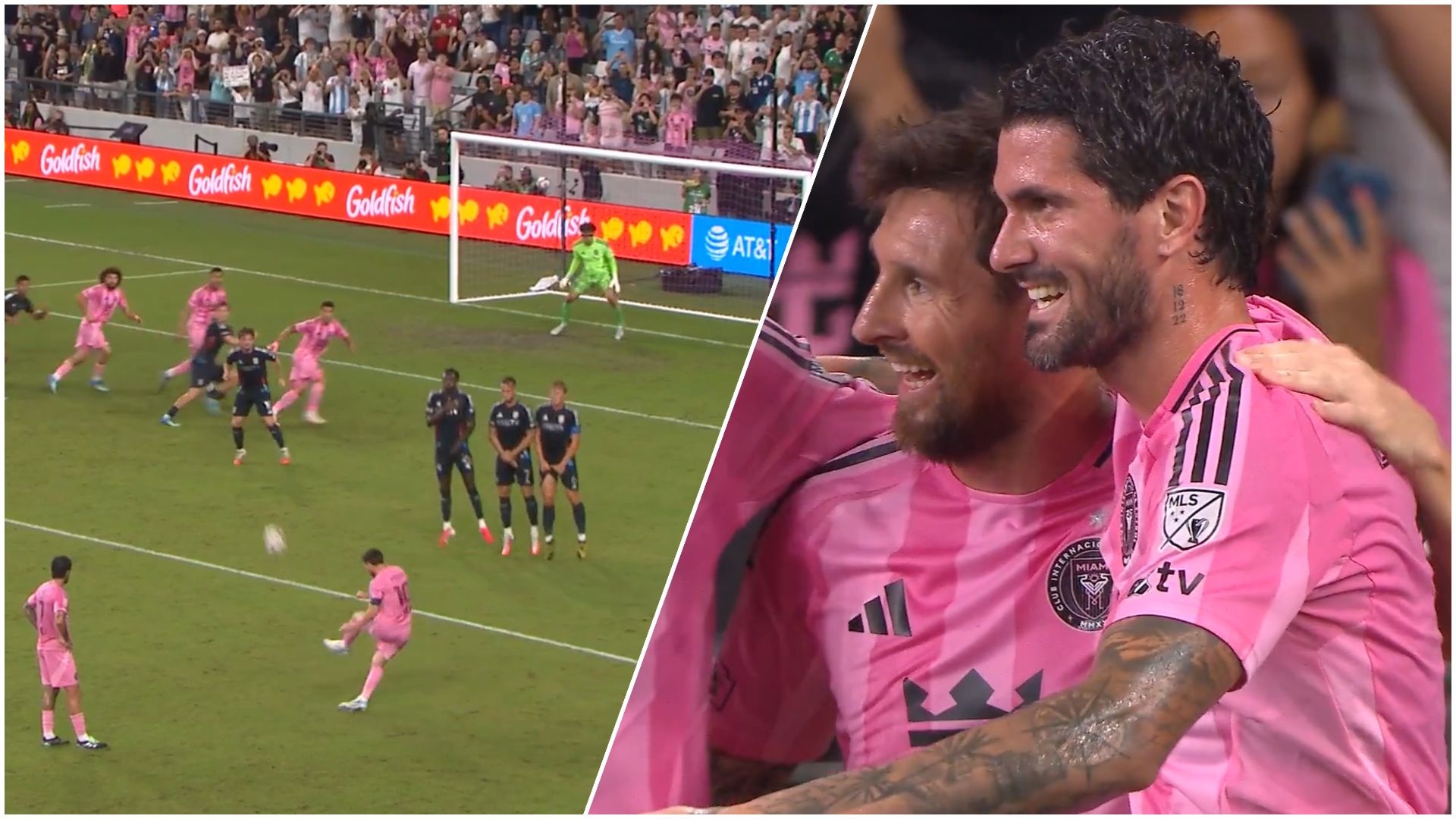Messi marches on: Cheeky free-kick seals 101st goal for Inter Miami