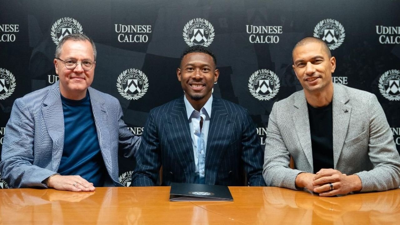 Udinese have confirmed the signing of David Alaba, with the former Real Madrid defender arriving in Italy on a free transfer.