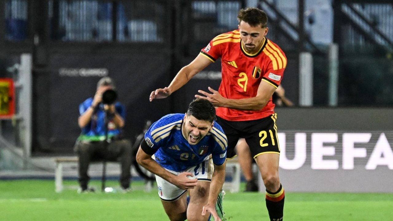 Italia 0-2 Bélgica: nada cambia