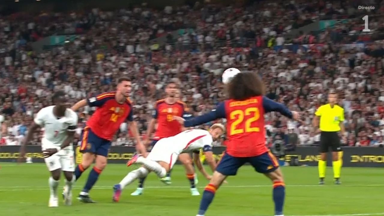 Los 4 minutos fatales: Gordon empató y Cucurella firmó la remontada de Kane