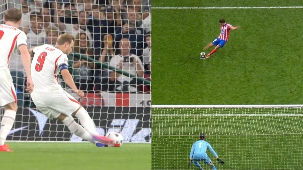 A grande diferença entre o duplo toque de Kane e o de Julián Álvarez