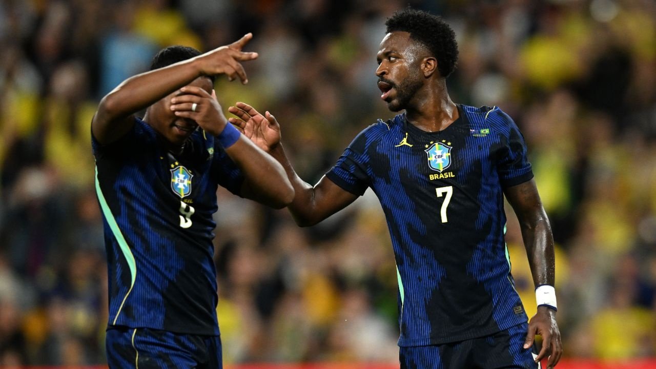 Australia 2-4 Brasil: Raphinha, Vini y Endrick maquillan a Ancelotti