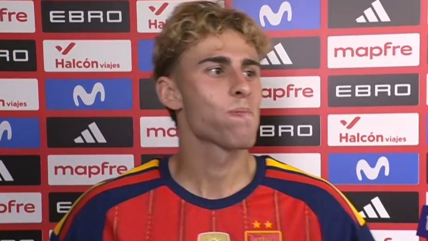 Fermín fue titular ante Croacia. Captura/RTVEPlay