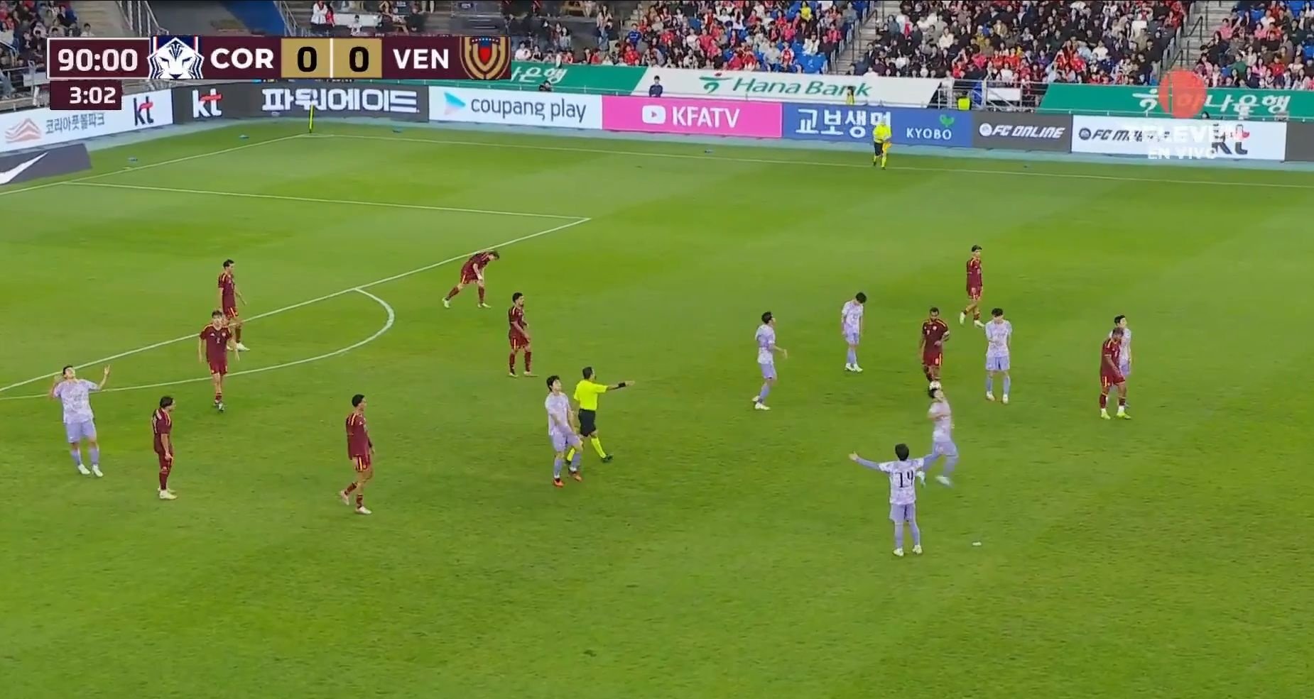 Corea del Sur y Venezuela igualaron 0-0 este viernes en el amistoso disputado en Ulsan Munsu Stadium. Kang-In Lee, jugador del Atlético de Madrid, disputó todo el partido.