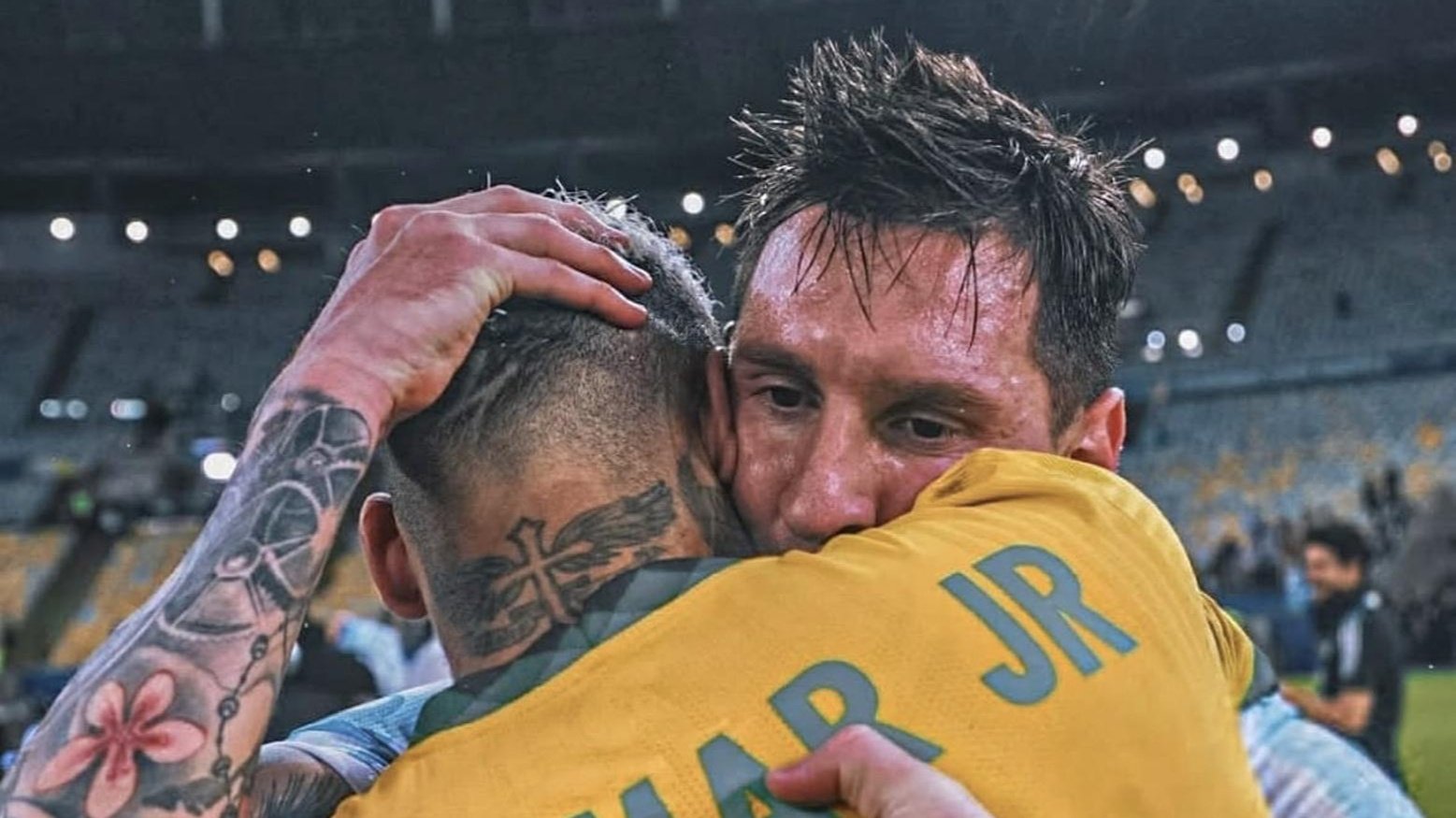 Neymar pays emotional tribute to Messi: 