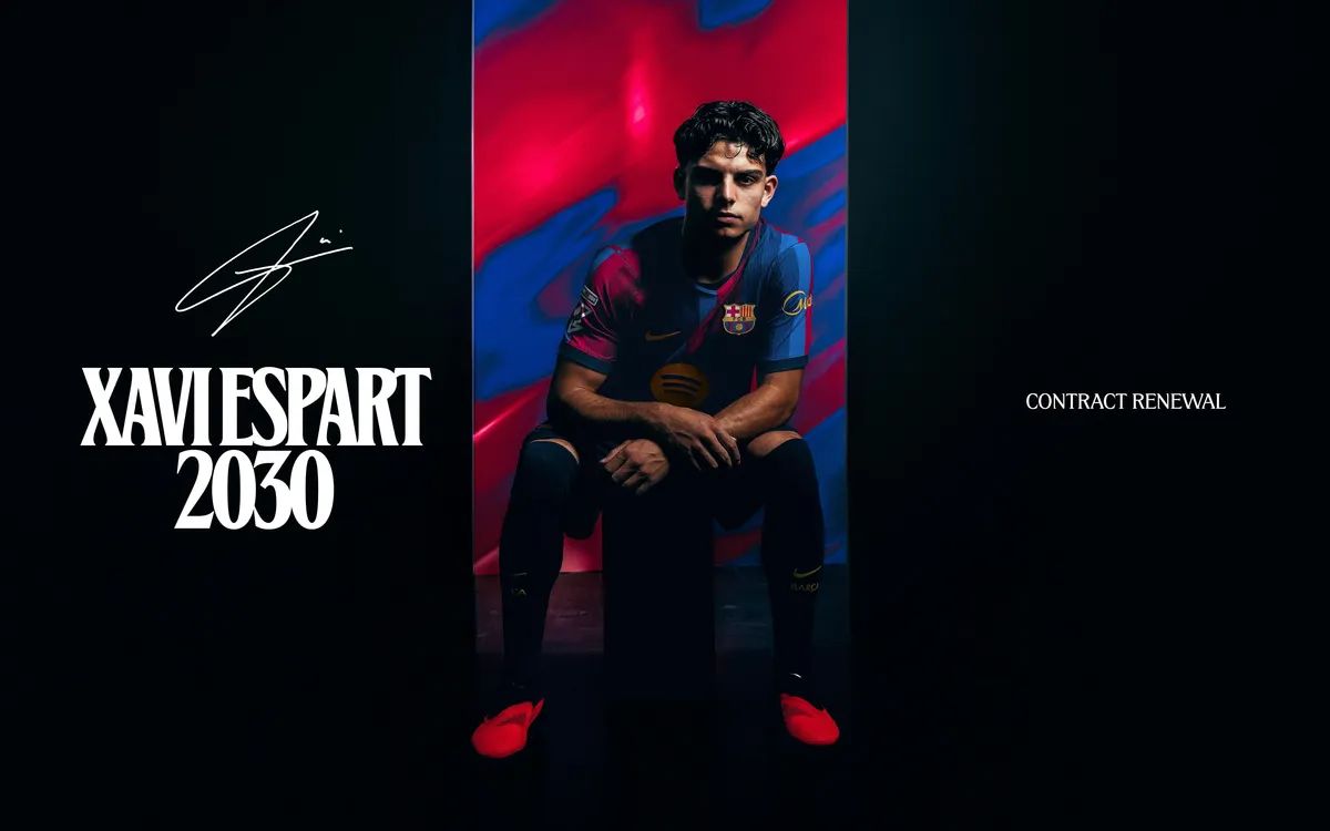 Xavi Espart renueva con el Barça hasta 2030