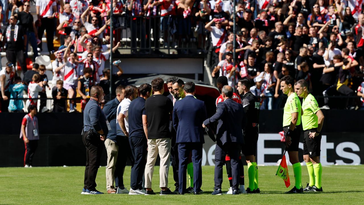 El Rayo-Athletic se reanudará sin público el 9 de diciembre