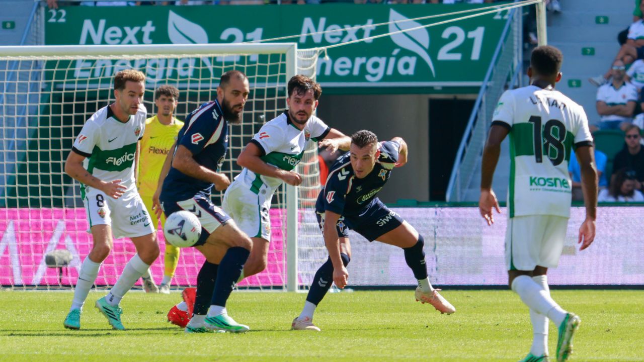 El Elche pierde a Aguado entre 4 y 6 semanas