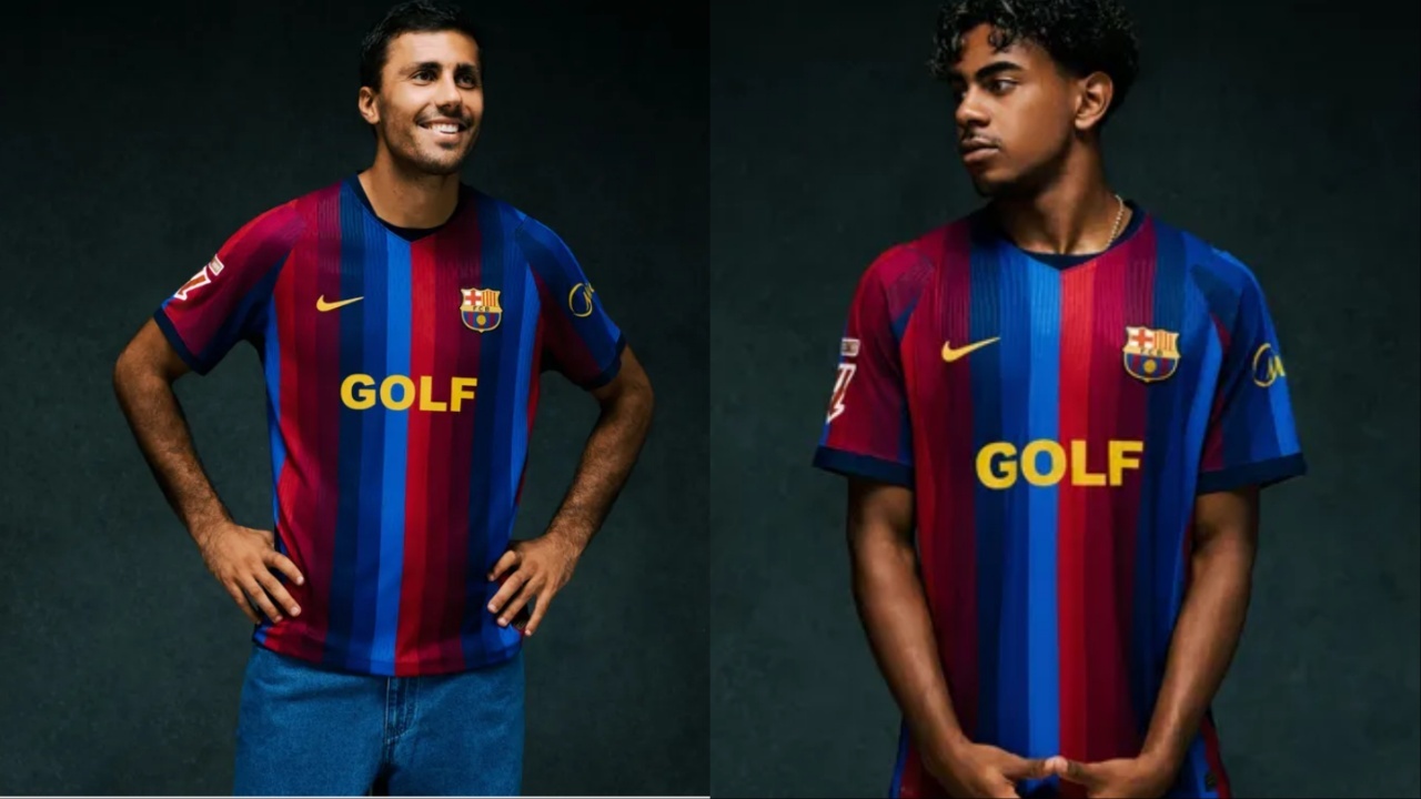 El Barça presenta la camiseta para el 'Clásico'