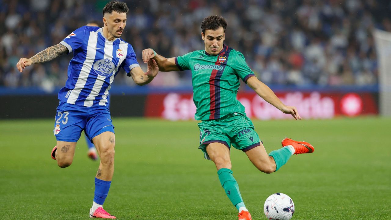 RC Deportivo 1-1 Levante: Leo Román evita la victoria