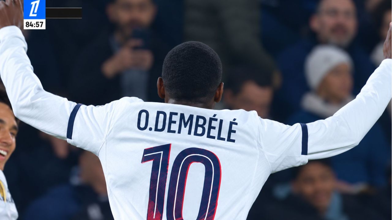 Strasbourg 1-3 PSG: Dembele makes amends to spark comeback victory