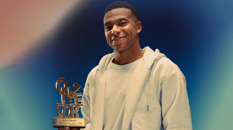 Mbappé, premio Onze d'Or 2026: "A mi carrera le pongo un diez"