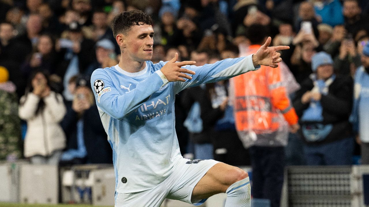 Manchester City-AEK 5-1: Phil Foden brilla con una tripletta