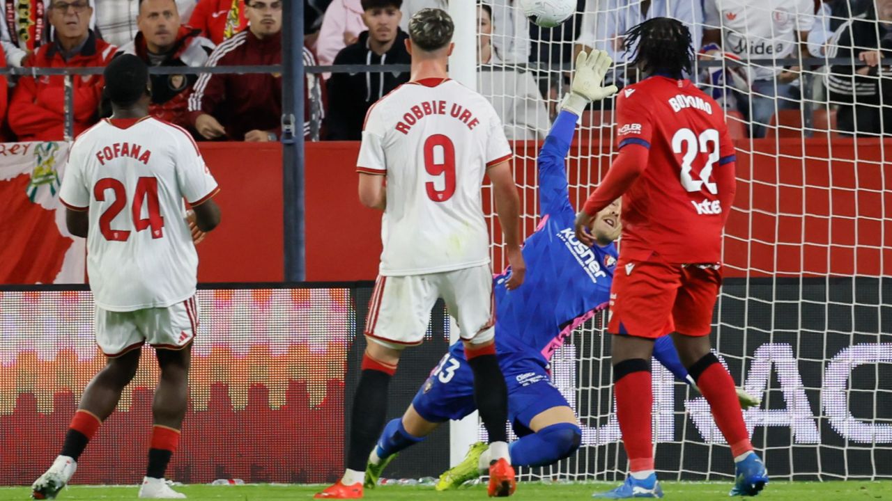 Sevilla 2-0 Osasuna: Fofana y dos balones de oro