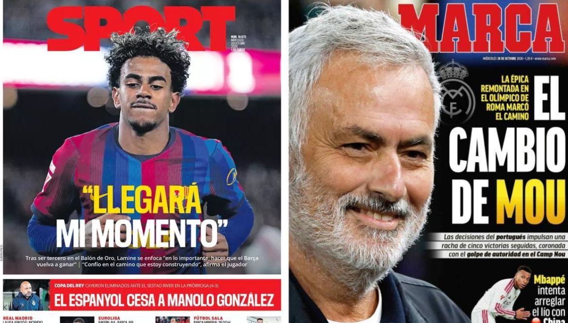 Portadas de la prensa deportiva del 28-10-26