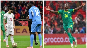 Pape Gueye y Brahim, de resaca en La Cerámica