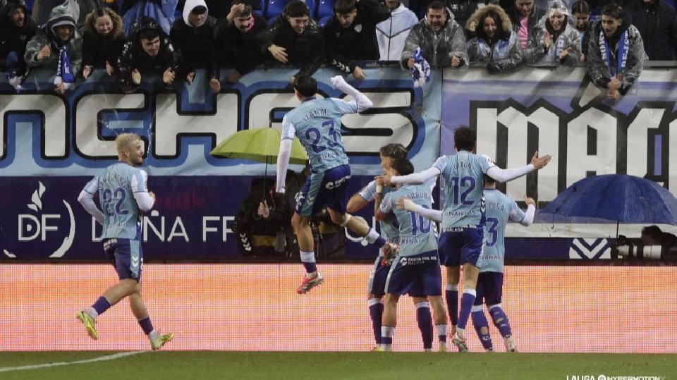 El Málaga mete sexta y empieza a fantasear