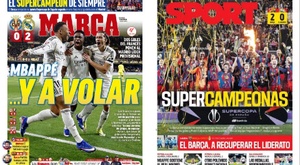 Portadas de la prensa deportiva del 25-01-26