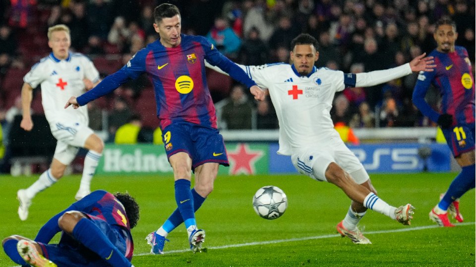 Lewandowski ya es el mayor verdugo de la Champions