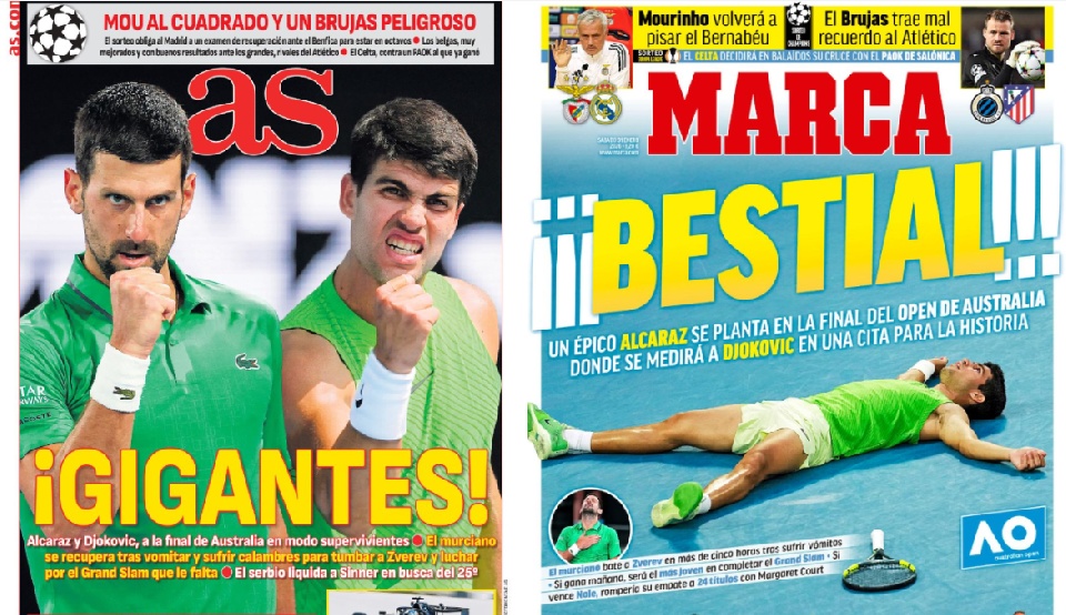 Portadas de la prensa deportiva del 31-01-26