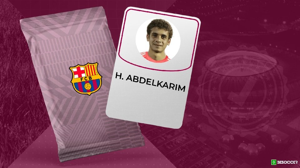 Barcelona officially confirm the loan signing of Hamza Abdelkarim, with an option to buy at the end of the season.