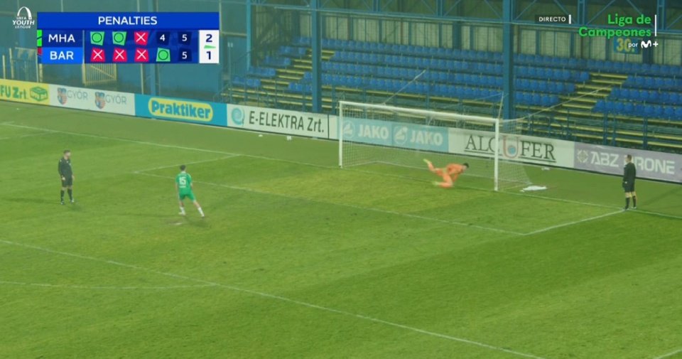 El Barcelona quedó eliminado de la UEFA Youth League tras perder en los penaltis ante el Maccabi Haifa. Guille Fernández, de penalti, hizo el 2-2 en el 91' y forzó la tanda, aunque con amargo final para los azulgranas.