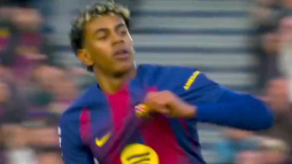 Lamine Yamal fusiló a Leo Román y vio portería por quinta vez seguida