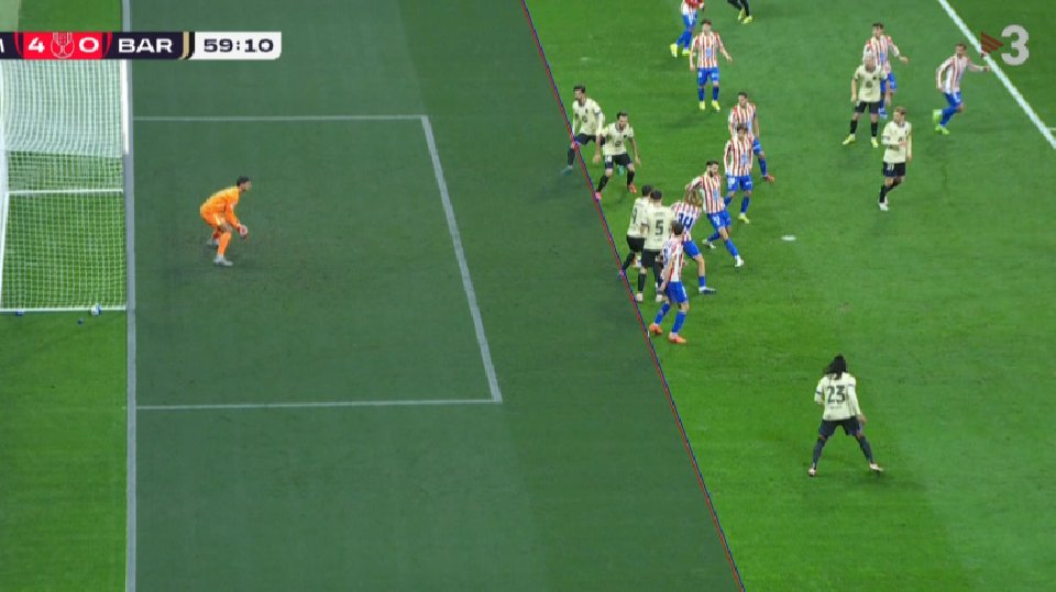 El fuera de juego semiautomático falló en el gol anulado a Cubarsí