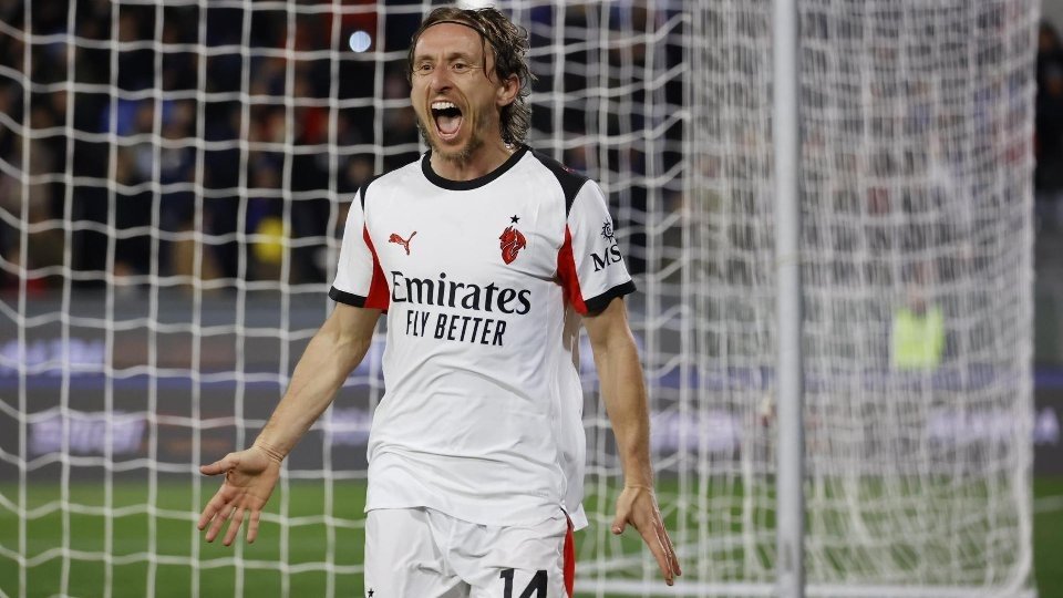 Modric, héroe del Milan. EFE/EPA/ENRICO MATTIA DEL PUNTA