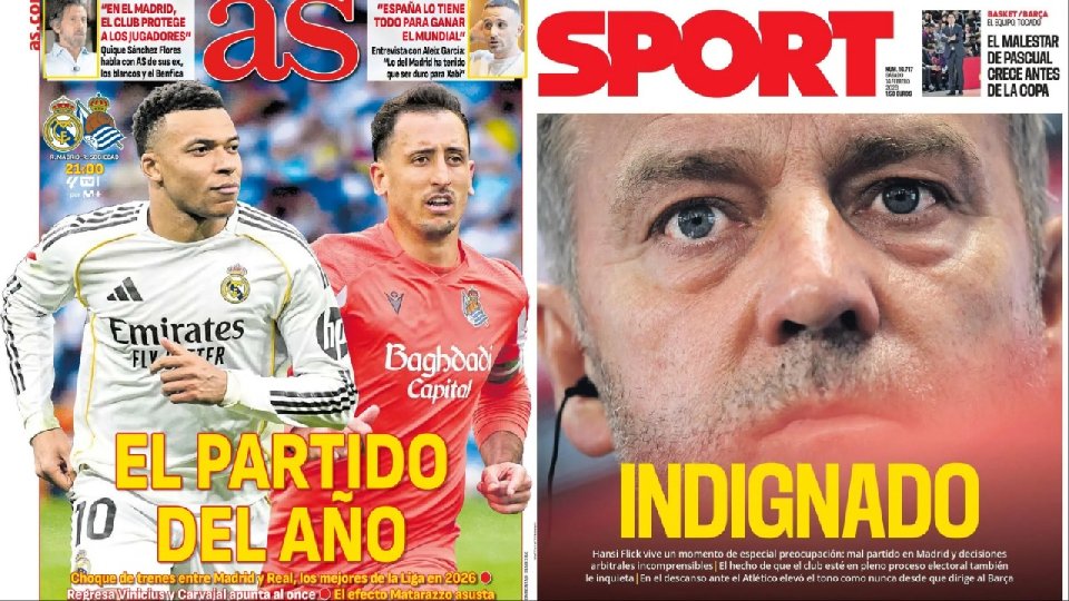 Portadas de la prensa deportiva del 14-02-26