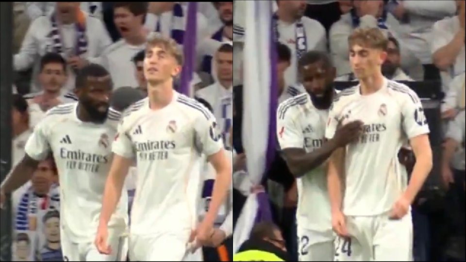 Rüdiger ampara Huijsen após erro e mostra liderança no Real Madrid