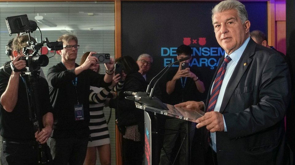 Laporta presenta su candidatura: Hay quienes no quieren que ganemos la Liga