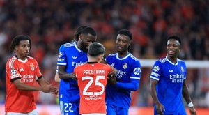 Dicen que Prestianni confesó que le dijo mono a Vini y el Benfica lo desmiente