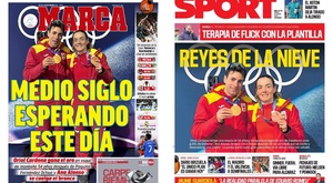 Portadas de la prensa deportiva del 20-02-26