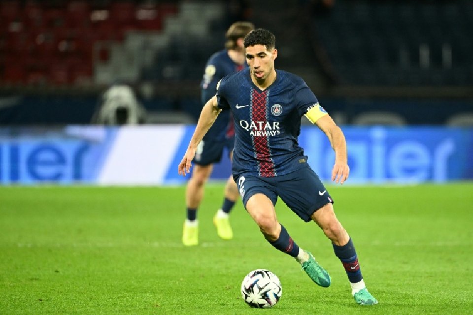 Hakimi, set to face trial for rape, in PSG Champions League matchday squad
