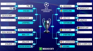 Así queda el sorteo de octavos de final de la Champions 25-26