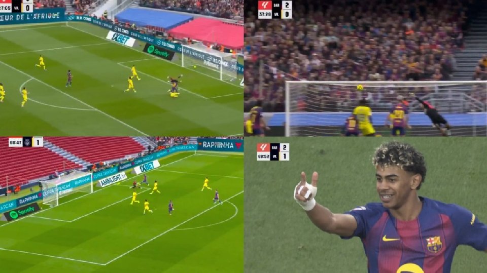 Lamine Yamal, le talent à l'état pur : premier triplé historique avec le Barça