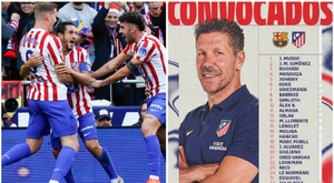 Simeone va con todo al Camp Nou