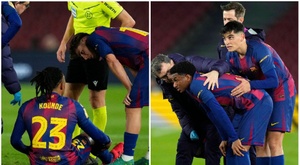 Balde estará un mes fuera y Koundé un poco más